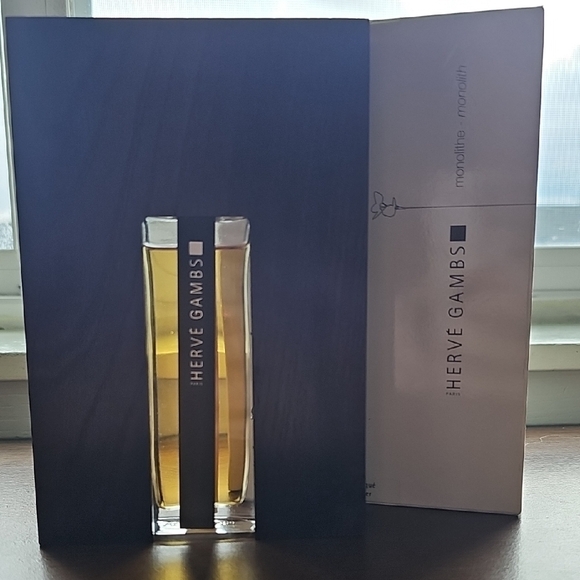 Herve Gambs Other - NIB Herve Gambs Monolith Wood Art With Musc Amber Room Spray - Rare Scent